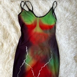 postergirl bodycon dress